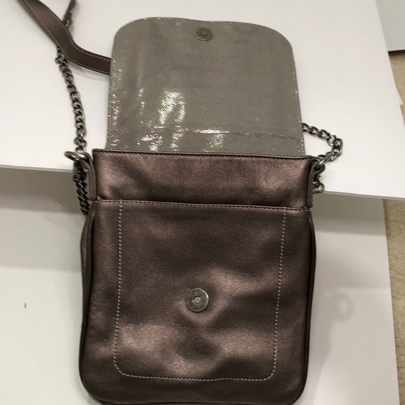 Crossbody metallic bronze copper LANCASTER - Picture 6 of 8